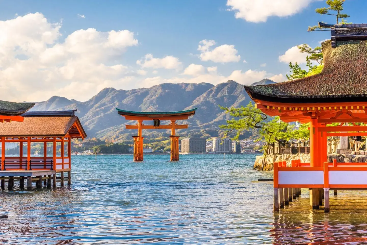 Portal torii em Miyajima